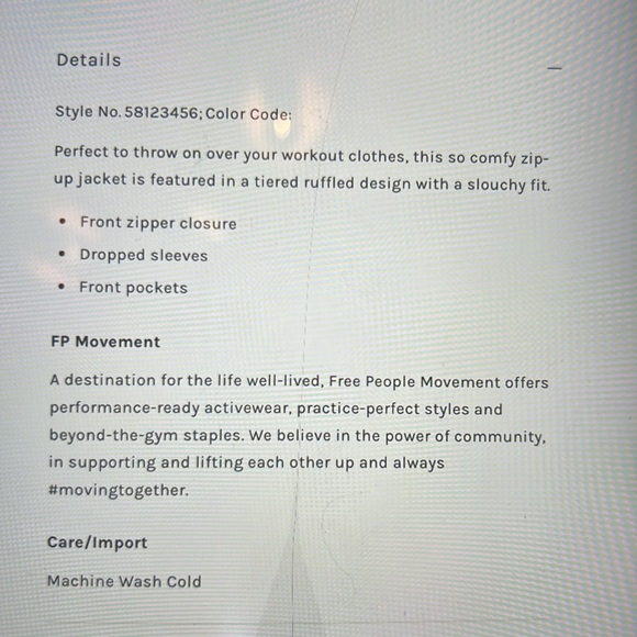 Free People Movement Namastay Jacket - Picture 9 of 10